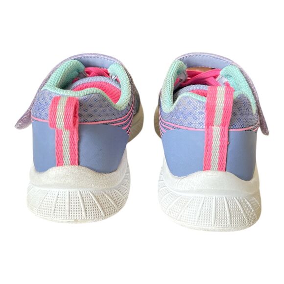 SKECHERS Kids Size 13 Girls Sneakers Gym Shoes Machine Washable Microspec Purple - Picture 3 of 8